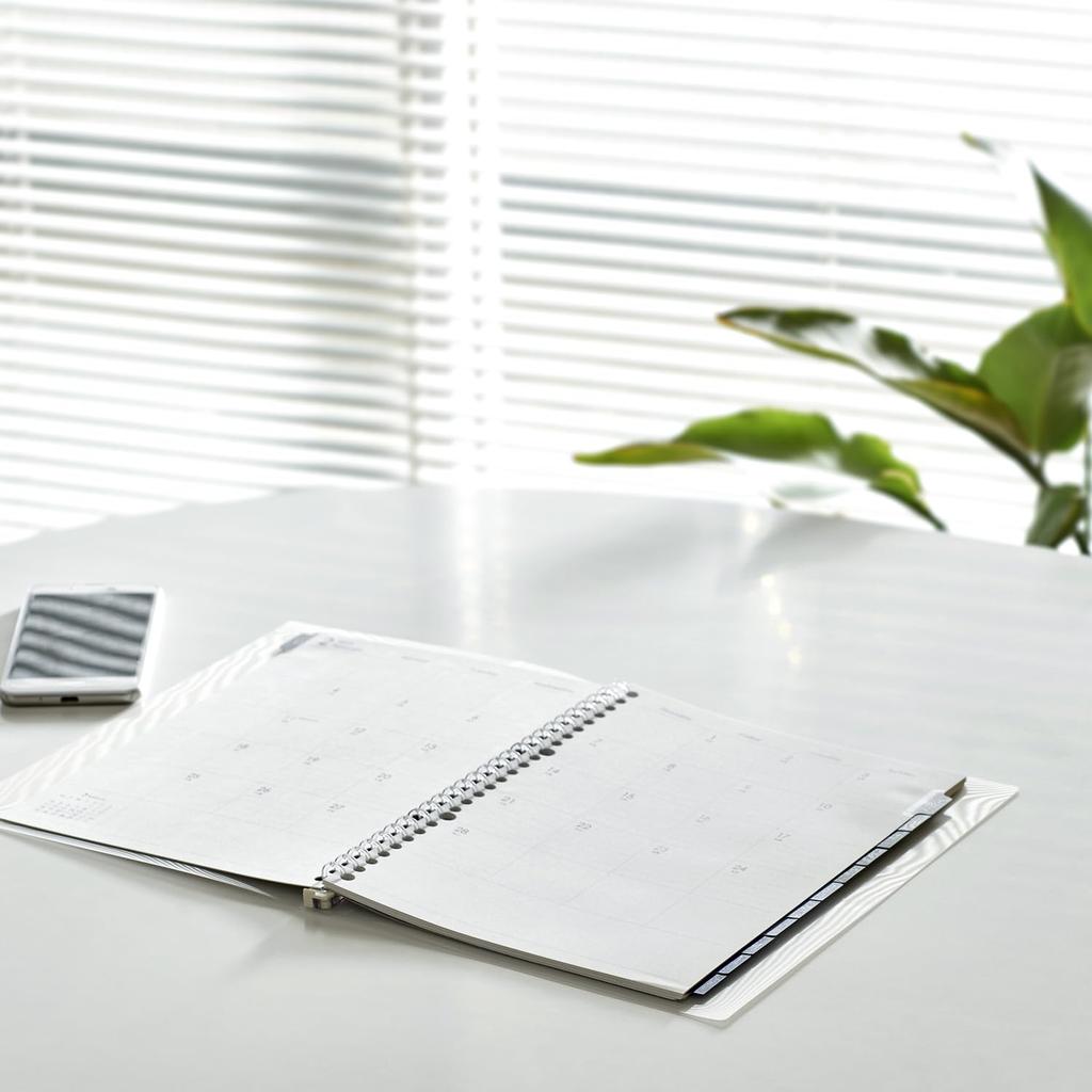 Maruman 2026 Notebook Starts January 2026 Planner, Diary, Monthly, 26-Hole, B5, Clear, FD43-26-98,