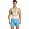 Men's One-Piece Vest Sports Cycling Wear Running Yoga Fitness Wear Sexy Lingerie Bodysuit