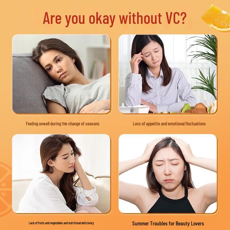 BYHEALTH Vitamin C Chewable Tablets, Orange Flavor