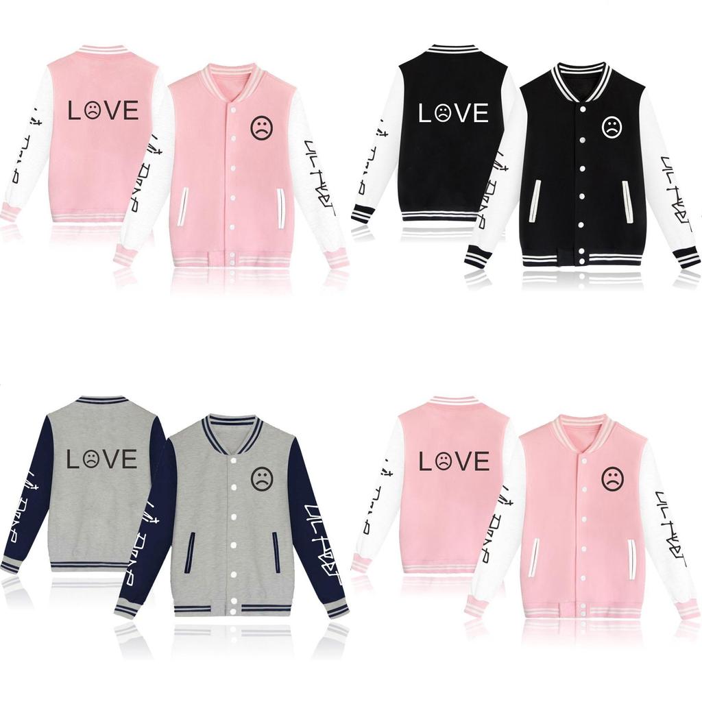 Love Pullover Sweatshirt Hip Hop Sad Face Women Men Rapper New Hoodies