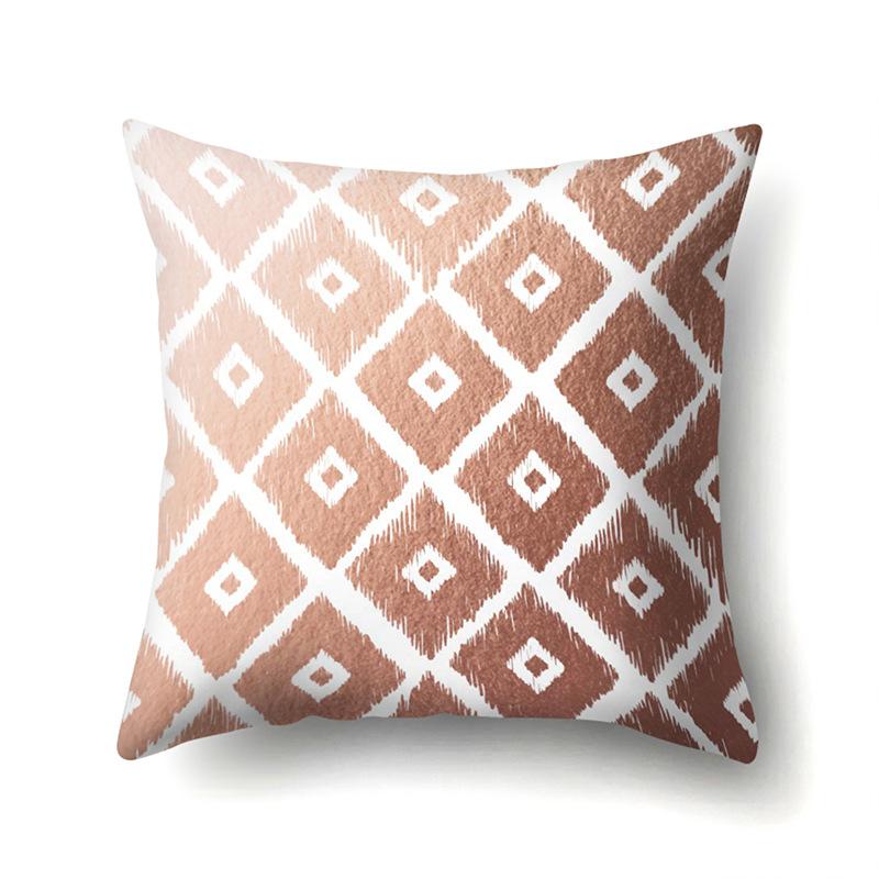 Polyester Pillowcase Automobile Decoration Home Printed Pillowcase Car Cushion Cover Bedside Pillowcase