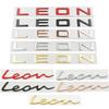Car 3D Metal Trunk Words Letters Logo Decals Emblem Badge Sticker For Leon MK1 MK2 MK3 MK4 MK5 MK6 FR Styling Accessories