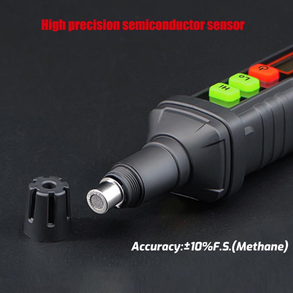 Портативный детектор газа, ручка-детектор утечек с визуальным и звуковым сигналом тревоги