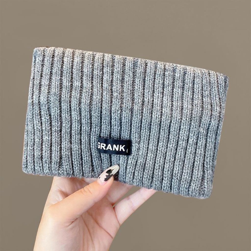 Вязаная повязка на голову женская новая защита лба, ветрозащитная накидка для вытирания, повязка на голову плюшевая широкополая косынка, спортивный головной убор зимний