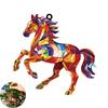 Christmas Horse Ornaments Ornament for Christmas 2D Acrylic Colorful Horse Tree Equestrian Gifts