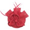 Solid Color Bride Headband Hepburn Style Wedding Headdress Fascinator Headpiece  Wedding Party