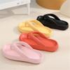 Flip Flops Summer Casual Thong Slippers Outdoor Beach Sandals EVA Flat Platform Comfy Shoes Women Couple Thick Soled Shoes