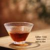 Zhaoran 65ml Glass Conical Hat Turtle Pattern Tasting Cup