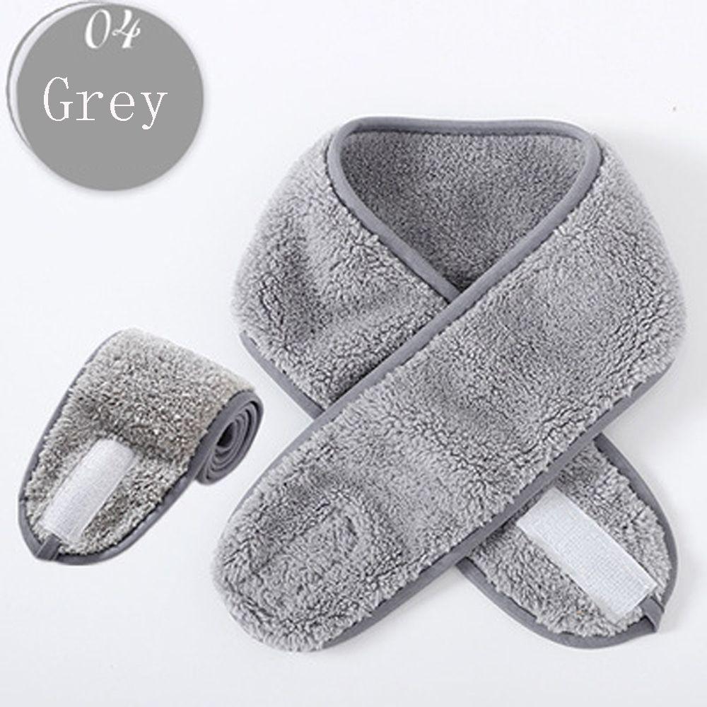 Fashion Adjustable Cleaning Cloth Shower Caps Toweling Hair Wrap Makeup Head Band Facial Hairband