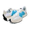 New Balance Nb 327 Удобная замшевая ткань Низкие повседневные кроссовки для бега Унисекс кроссовки Серо-синие MS327FB