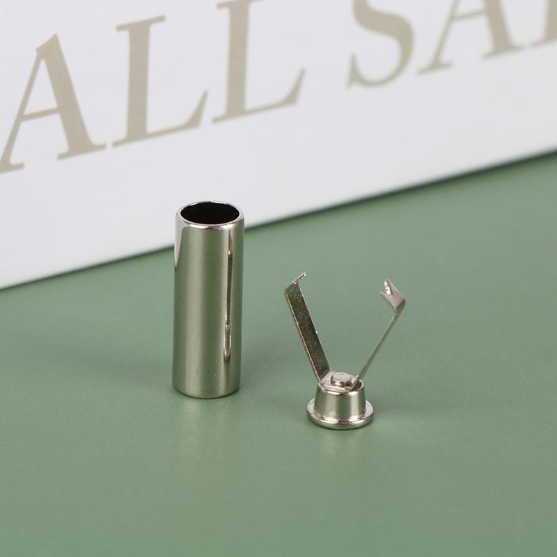 10 шт., металлические аглеты, шнурки для одежды, цилиндрические наконечники, защита для кончиков головы