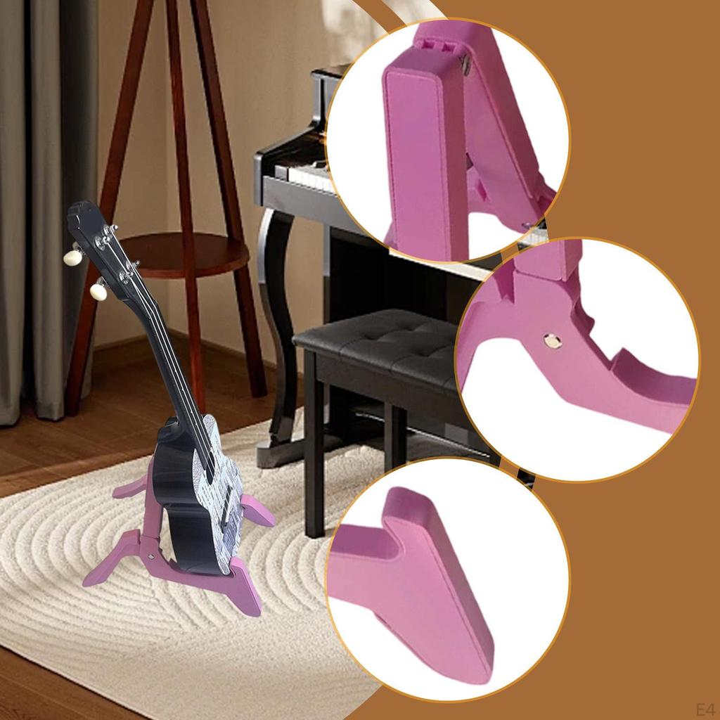 Складная гитарная стойка А-образной рамы Портативный держатель Аксессуары для музыкальных инструментов для акустической