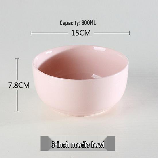 Japanese Ceramic Noodle & Soup Bowl - Large, Korean Style, Ideal for Couples & Students, Perfect Home Tableware.