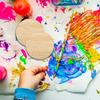 20 шт. Круглые незавершенные заготовки для рисования DIY, бамбуковый материал, безопасные принадлежности, декоративные бирки для подвешивания, креативное искусство