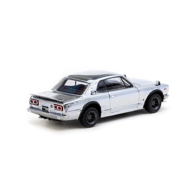 TARMACWORKS 1/64 Skyline HT 2000GT-R Silver Chrome Special Edition Готовый продукт T64G-043-SC