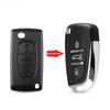 2/3 Button Modified Remote Car Key Shell Case for Peugeot 307 408 308 4007 3008 for Citroen C2 C3 C4 C5 C6 Picasso CE0536