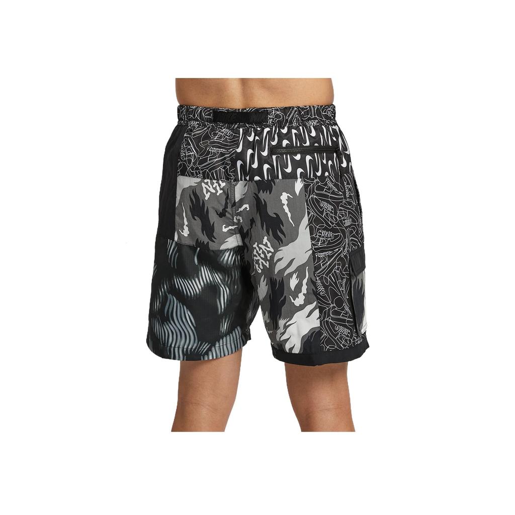 Nike Swim Voyage Стильные Минималистичные Модные Пляжные Шорты Мужские шорты Черные FZ7373-034