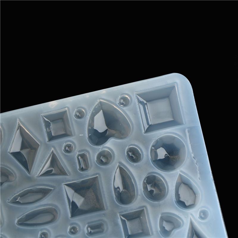 Oval/Heart/Water Droplets Cabochon Semicircle Silicone Mould Epoxy Resin Jewelry