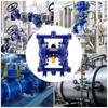 Пневматический двухдиафрагменный насос 115 PSI 12 GPM Чугунный двойной насос для нефтепродуктов 1/2" Вход/Выход QBK-15