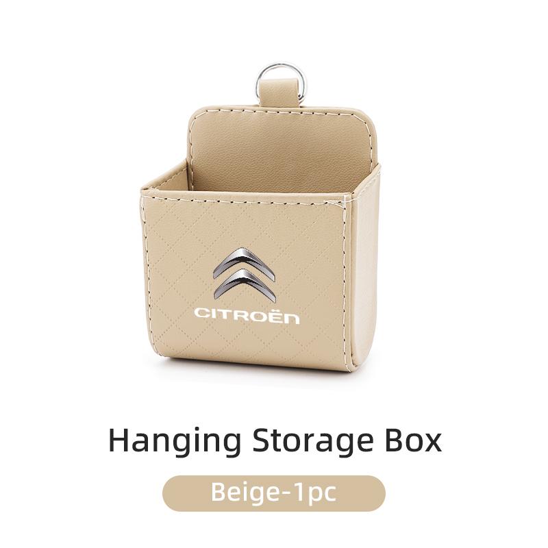 Car Air Vent Storage Box Rhombus Pattern For Citroen C4 C3 C5 C1 C2 Berlingo Celysee Cactus Picasso Aircross Saxo Grand