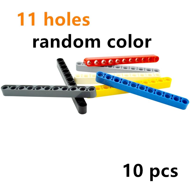 Технические строительные блоки с отверстием, объемные толстые кирпичи, комбинация с шипами, длинная балка, L-образные игрушки, высокотехнологичные детали 87087 3701 3703