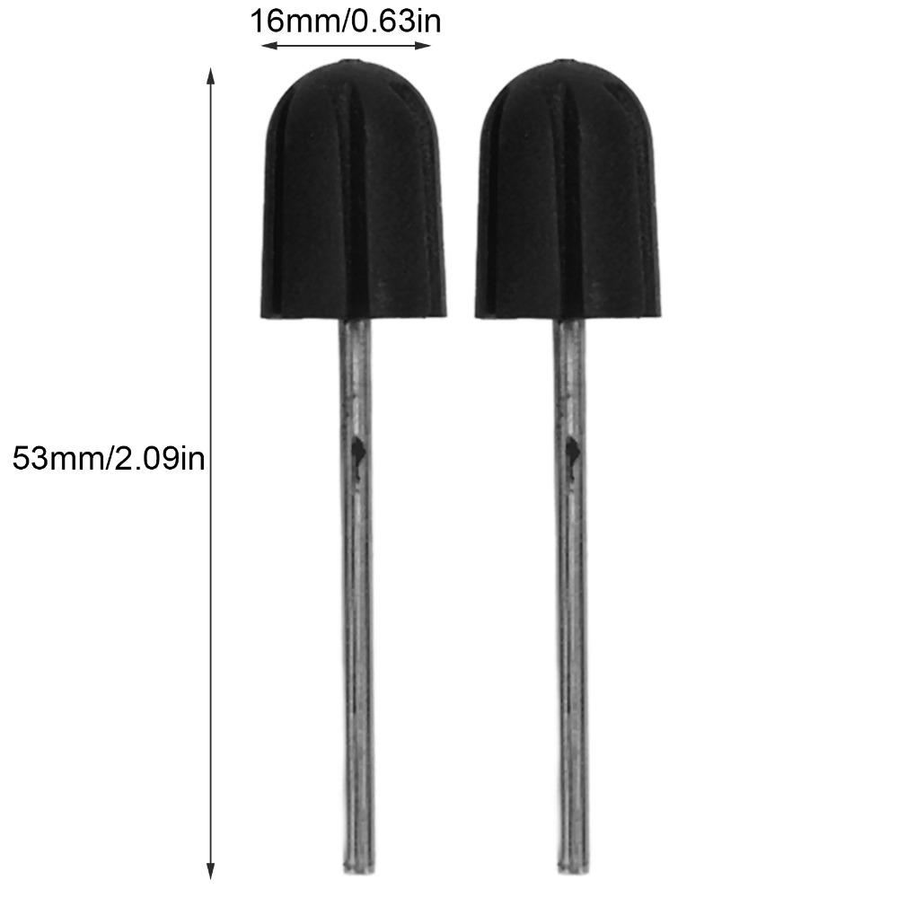 50 Pieces Set Replacement Bands Nail Drill Bits 80# Grit Nail Grinding Heads For Manicures