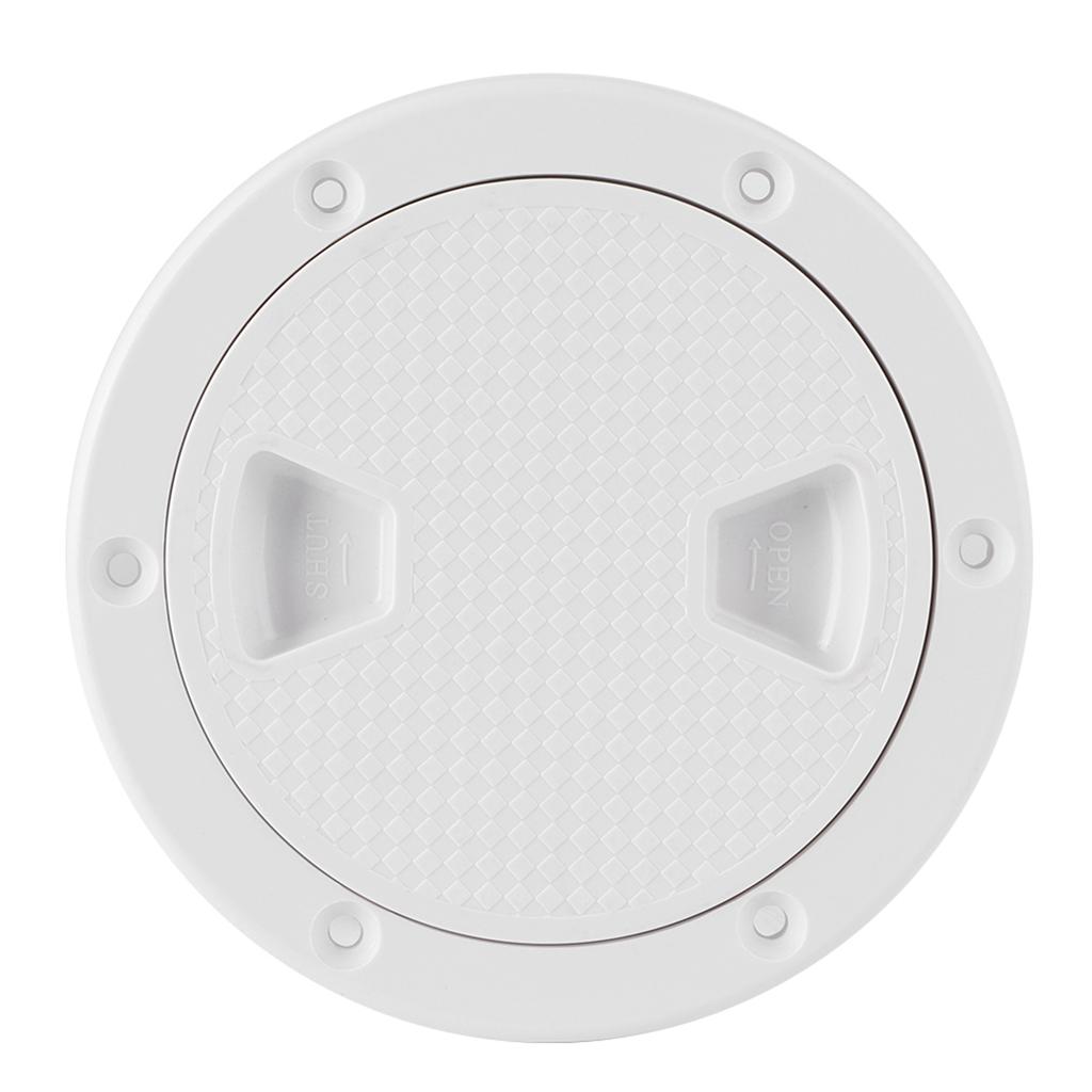 Marine ABS Rounded Deck Cover Inspection Hatch Yacht RV Boat Accessories4inch