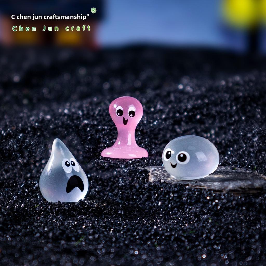 Уличный Двор Садоводство Украшение Светящаяся Капля Воды Эльф DIY Декоративные Аксессуары Мини Автомобиль Настольные Маленькие Украшения