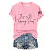 Women's V-neck Short-sleeved T-shirt Casual Loose Top