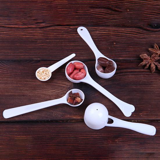 Набор мерных ложек Штабелируемые пластиковые мерные ложки для кофе, корма для домашних животных