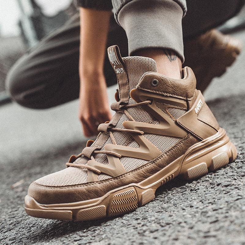 Качественные рабочие ботинки, мужская антистатическая, противопрокольная, противоударная защитная обувь, мужская водонепроницаемая неразрушимая обувь, зимняя обувь