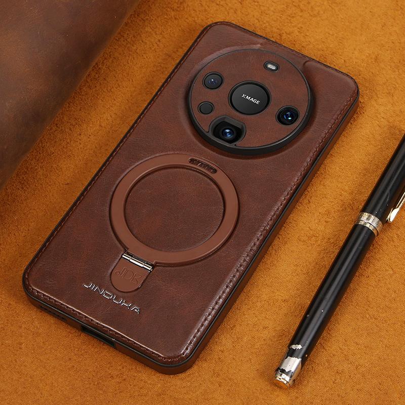 Применимо к Huawei mate11pro бизнес-чехол для мобильного телефона с кожаным узором, полностью закрывающий объектив, многофункциональная магнитная подставка, защита от падения