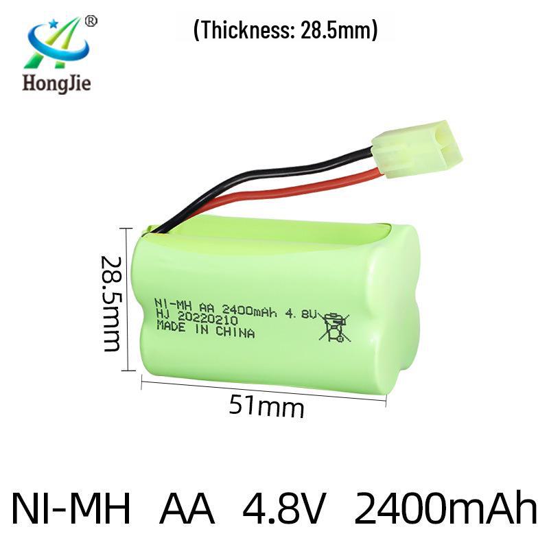 NiMH 4.8V 2400mAh Аккумуляторная батарея для радиоуправляемых машин и электрических игрушек-альпинистов