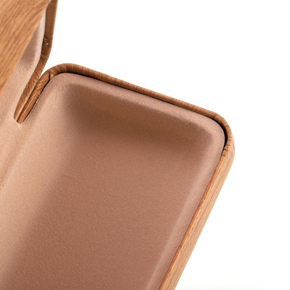 Футляр для очков под дерево, твердый корпус, футляр для очков, качественная коробка для очков для мужчин