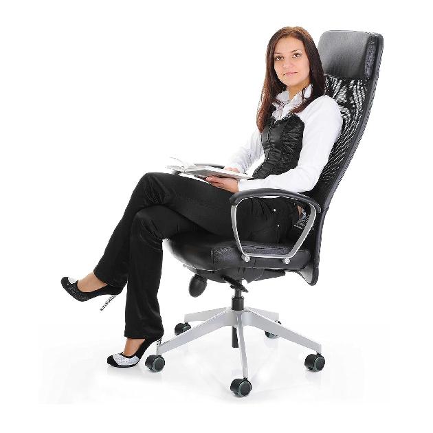 Slipstick CB680 50mm (2 Inch) Floor Protecting Rubber Office Chair Caster Wheels (Set of 5) Standard Stem Size - Black/Gray