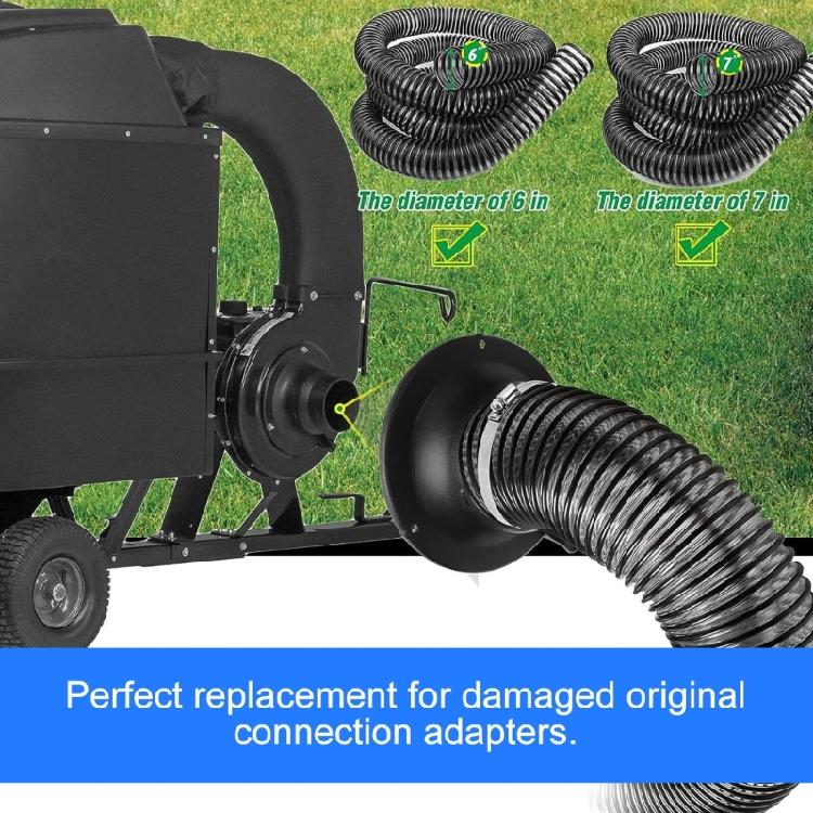 Efficient Lawn Vacuum Hose Adapter Functional Vacuum Hose Connector Portable Hose Adapter For Agricultural Use