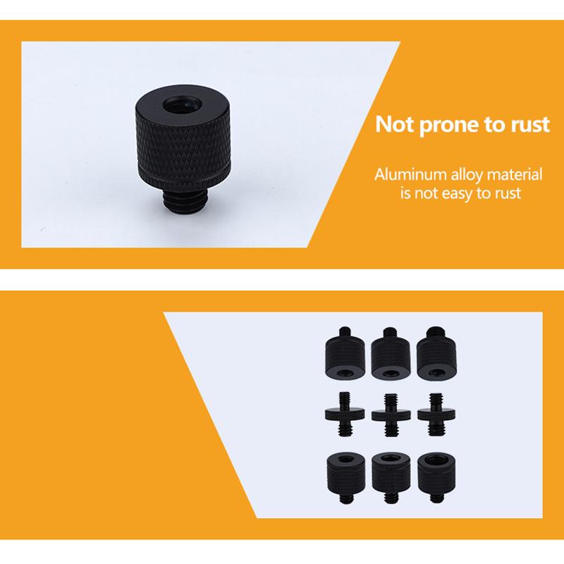 Винт для крепления штатива с двумя гайками от 1/4 до M4 M5 M6 M8 M10 Адаптер кронштейна для проектора