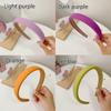 11 Colors Simple Solid Sponge Headband Women Fashion Vintage Hair Bands Headwear New Hair Accessories