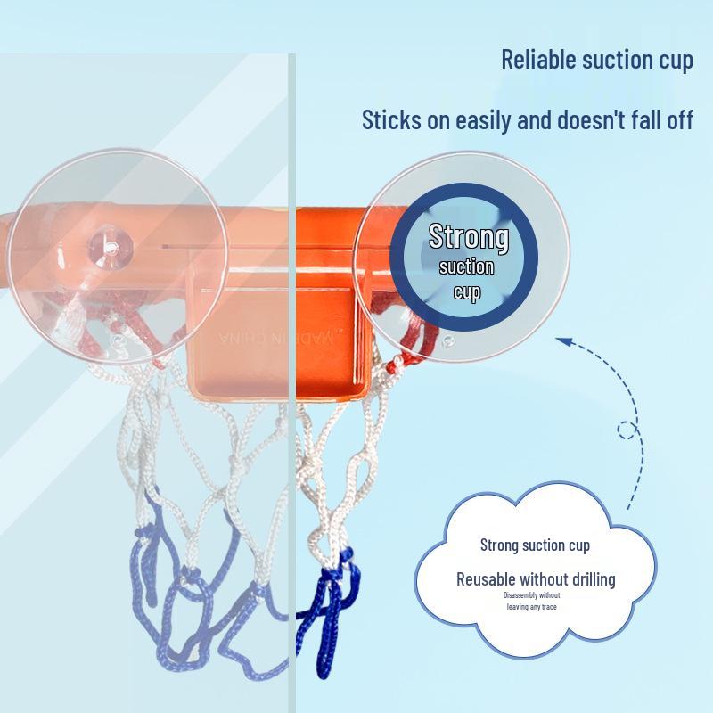 Cartoon Basketball Hoop Bath Toy for Kids