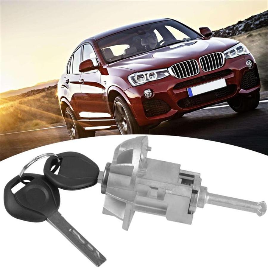 ЛЕВЫЙ ЦИЛИНДР ЗАМКА ДВЕРИ ВОДИТЕЛЯ В СБОРЕ С КЛЮЧОМ Подходит для BMW E46 3 СЕРИИ 01-06