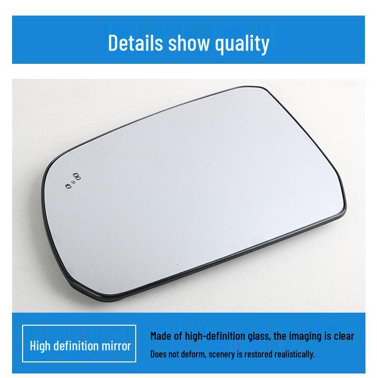 Ford Ranger 22-25 Rearview Mirror Lens: Heated, Reflective