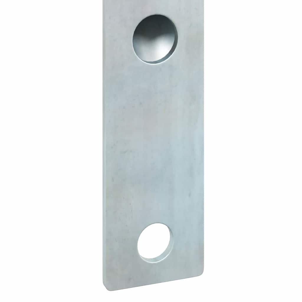 Flagpole Holder Silver 15 x 3 x 0.35 cm Steel