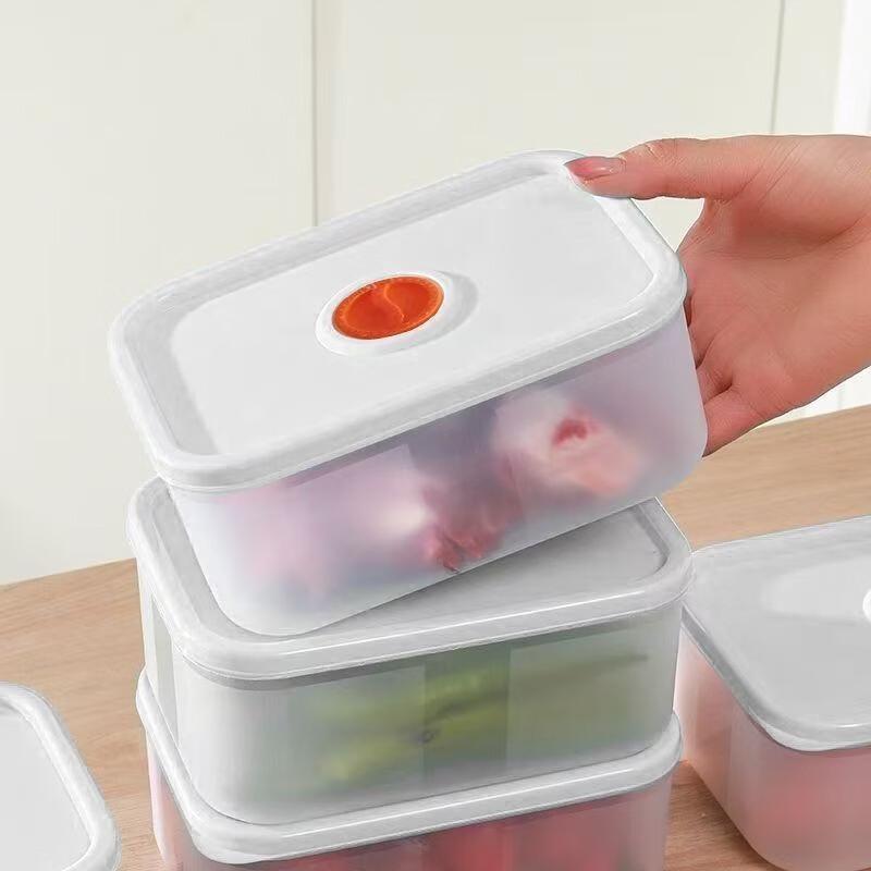 RuHan Stackable Refrigerator Storage Box with Timer