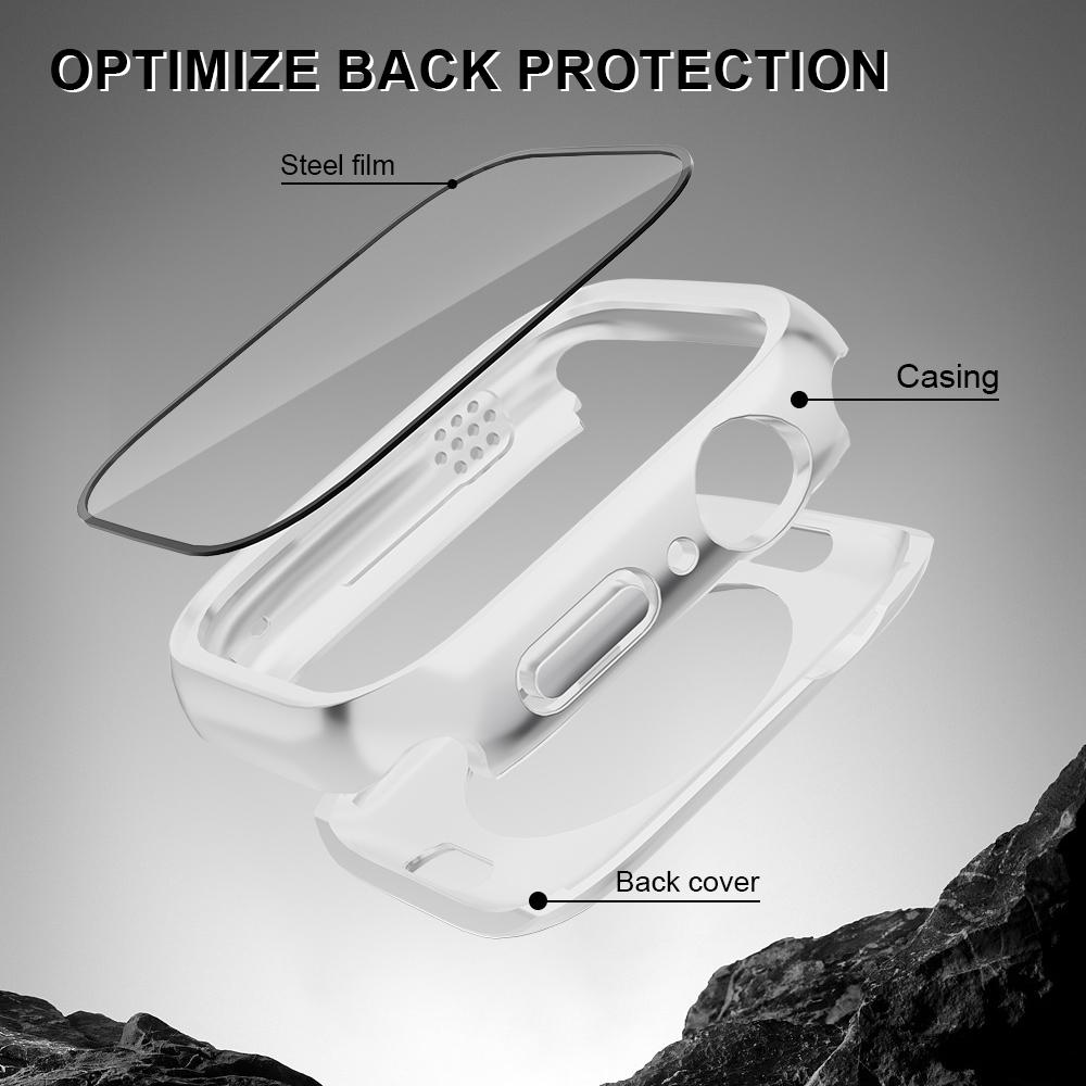 Защитная пленка для Apple Watch Case 42 мм, 46 мм, защитная пленка для экрана, передняя и задняя защитная крышка-бампер для iWatch Serie S10