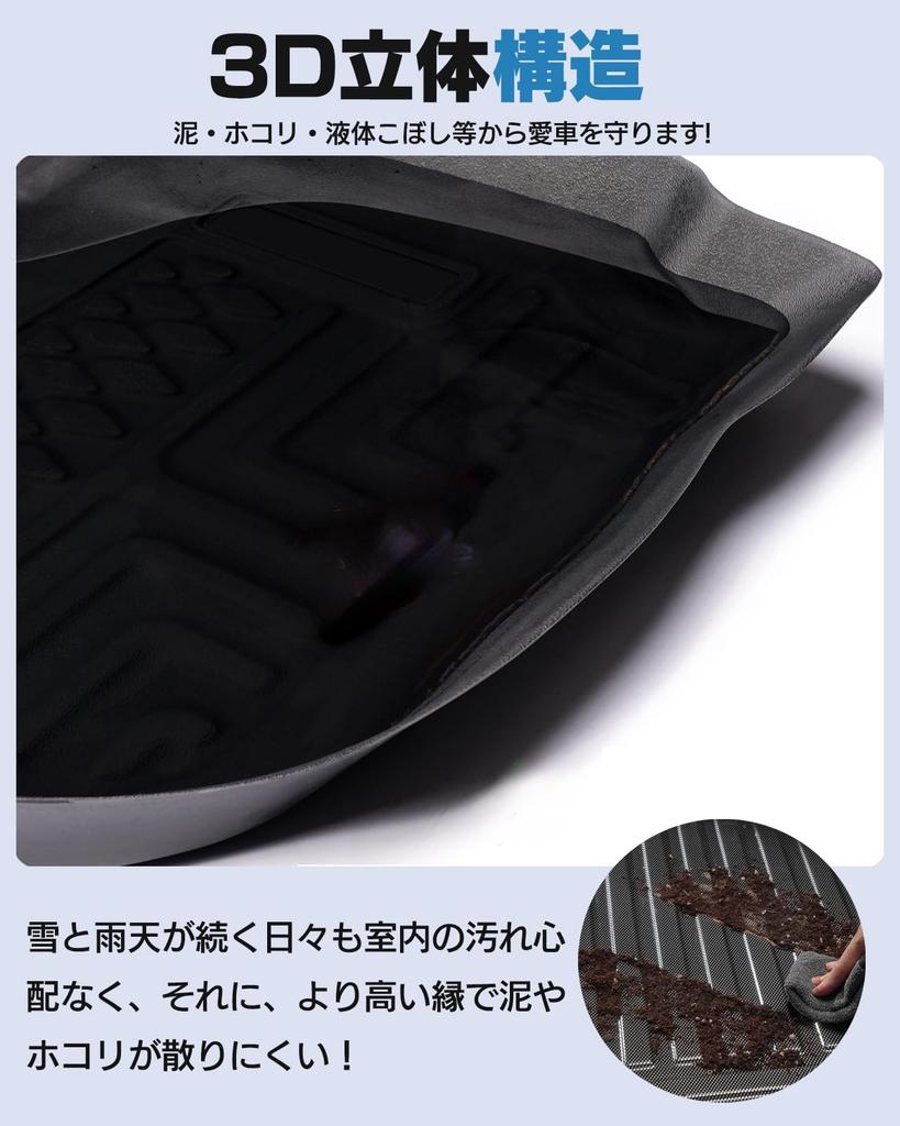 Honda New Model Floor Mat 3D 3D Type Exclusive Car Mat Second Mat TPE Material 3D Molding Custom Interior Parts Accessories Dress Up Protective Parts