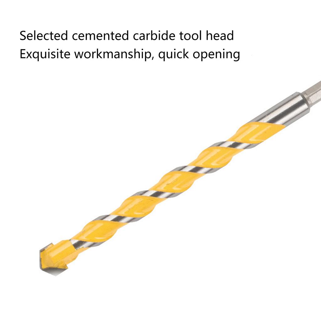 High Hardness 5/6/8/10/12mm Alloy Drill Bit for Various Materials Sturdy and Reliable Drill Bits for Ceramic Granite