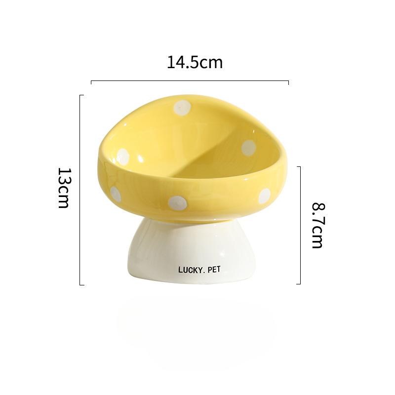 Миска для кошек Керамическая скошенная защита рта для шейного позвонка Поилка Миска для еды Миска для риса для кошек Товары для животных Миска для собак