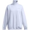 Icon Loose Simple Comfortable warm Fleece Pullover Sweatshirt Women sweatshirt Rain-Cloud-Blue 1386500-464