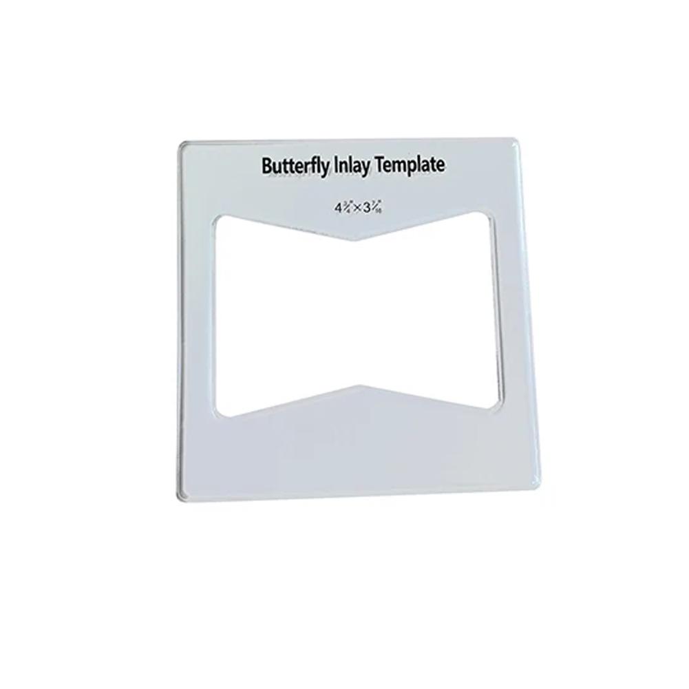 Вспомогательный инструмент для фрезерования пазов, четкий резка пазов, шаблон для бабочки по дереву, шаблон для фрезерования, шаблон для инкрустации бабочкой для декоративных целей