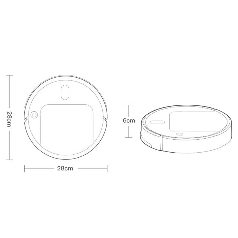 Автоматическая USB аккумуляторная умная робот-пылесос для швабры для уборки подметальной машины